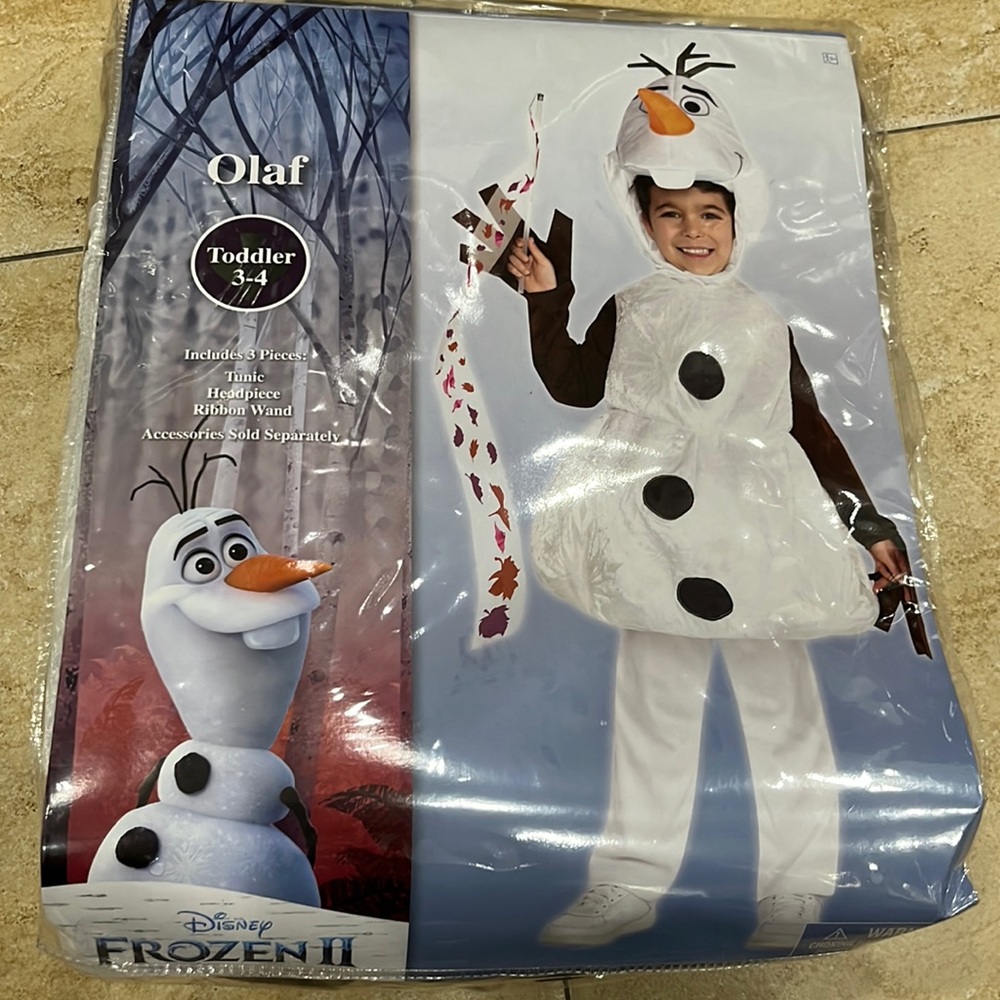 Disney Olaf costume Toddler 3-4